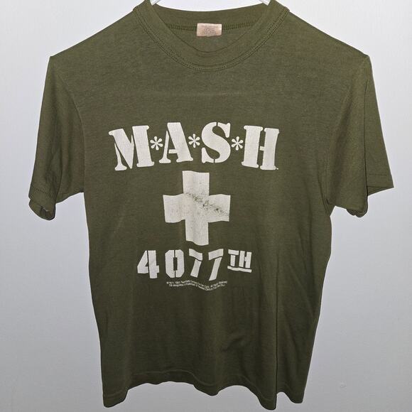 Vintage Mash Sz Med TV Show Promo 1981 Single Stitch Double Sided Fox USA 80s - Picture 1 of 10